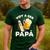 Voy Hacer Papa Ser Papa Voy A Ser Papa Dad To Be In Spanish Men's Casual T-Shirt Forest