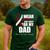 I Wear Burgundy Ivory For My Dad Oral Head Neck Cancer Men's Casual T-Shirt Forest