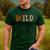 Wild Daddy Zoo Born Two Be Wild B-Day Safari Jungle Animal Men's Casual T-Shirt Forest