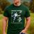 Wizard Dragon Fantasy Football Player Literal Dad Joke Men's Casual T-Shirt Forest