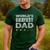 Worlds Okayest Dad Vintage Style Men's Casual T-Shirt Forest