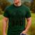 Wrestler Daddy Wrestling Dad Men's Casual T-Shirt Forest