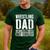 Wrestling Dad Shirt Men Fathers Day Wrestling Dad Men's Casual T-Shirt Forest
