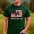 Wrestling Dad US Flag Fathers Day Retro Wrestling Fans Men's Casual T-Shirt Forest