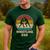 Wrestling Dad Vintage Wrestling Retro Wrestling Lover Men's Casual T-Shirt Forest