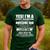 Yes I'm a Lucky Daughter I Have a Freaking Awesome Dad Men's Casual T-Shirt Forest
