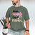 100th Day Of School Teacher Books 100 Days Of Preschool Girl Men's Comfort Colors T-Shirt Moss