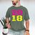 2018 Big Neon Numbers For The New Year Or Graduation Men's Comfort Colors T-Shirt Moss