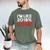 2018 Percent Done Senior Graduation Shirt Men's Comfort Colors T-Shirt Moss