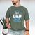 3rd Time Dad Dad Pregnancy It's a Boy Men's Comfort Colors T-Shirt Moss