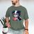 Adorable Book Lover Border Collie With Reading Glasses Cute Raglan Baseball Tee Men's Comfort Colors T-Shirt Moss
