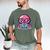 Adorable Book Lover Octopus With Reading Glasses Cute Men's Comfort Colors T-Shirt Moss