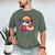 Adorable Book Lover Rattlesnake With Reading Glasses Cute Men's Comfort Colors T-Shirt Moss