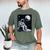 Aesthetic Spaceman Astronaut On The Moon Space Introvert Men's Comfort Colors T-Shirt Moss