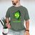 Alien Face Ew People UFO Introvert Meme Men Women Kids Men's Comfort Colors T-Shirt Moss