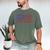 American Flag Fishing-Shirt Men Kids Bass Fish Dad Patriotic Men's Comfort Colors T-Shirt Moss