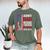 Army Dad Because I Raised A Man With Balls Men's Comfort Colors T-Shirt Moss
