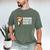 Avoiding People Secretly Cat Introvert Humor Men's Comfort Colors T-Shirt Moss