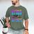 Awesome DJ Dad DJ Music Men's Comfort Colors T-Shirt Moss