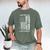 ON Back I Have Two Titles Dad Papa Fathers Day Grandpa Papa Men's Comfort Colors T-Shirt Moss