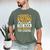 Barrel Racing Dad Horse Barrel Racer Men's Comfort Colors T-Shirt Moss