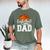 Basketball Dad Basketball Player Game Day Father's Day Men's Comfort Colors T-Shirt Moss