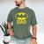 Batman Bat Dad Men's Comfort Colors T-Shirt Moss