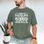 BBQ Barbecue Grilling Butt Rubbed Pork Pulled Pitmaster Dad Men's Comfort Colors T-Shirt Moss BBQ Barbecue Grilling Butt Rubbed Pork Pulled Pitmaster Dad Men's Comfort Colors T-Shirt Moss