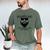 Bearded Dad Beard Humor Superhero Men's Comfort Colors T-Shirt Moss
