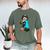 Bernedoodle I Love Dad Tattoo Apparel Dog Dad Dads Men's Comfort Colors T-Shirt Moss