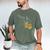 Best Bunny Dad Ever Rabbit Daddy Bunny Father Bunny Men's Comfort Colors T-Shirt Moss