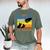 Best Cat Dad Ever Fist Bump For Fur Daddies Men Women Girls Kids Men's Comfort Colors T-Shirt Moss