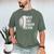 Best Dad Coach Ever Baseball For Sport Lovers Men's Comfort Colors T-Shirt Moss