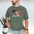 Best Dog Dad Ever American Flag American Bully Dad Men's Comfort Colors T-Shirt Moss