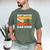 Best Moose Dad Ever Moose Men's Comfort Colors T-Shirt Moss