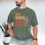 Best Rucking Dad Ruck Backpack Rucksack Workout Rucking Men's Comfort Colors T-Shirt Moss