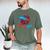 Betta Dad Betta Fish Lover Betta Fish Dad Betta Fish Boy Men's Comfort Colors T-Shirt Moss