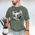Bigfoot With Alien Reading A Book Bigfoot And UFO Men's Comfort Colors T-Shirt Moss Bigfoot With Alien Reading A Book Bigfoot And UFO Men's Comfort Colors T-Shirt Moss