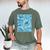 Blue Comic Book Blue Graphic Men's Comfort Colors T-Shirt Moss