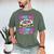 Bonus Dad Of The Birthday Girl Rolling Skate Bday Family Men's Comfort Colors T-Shirt Moss