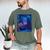 Book Library Bookshelf Armchair Window Pattern Print Men's Comfort Colors T-Shirt Moss Book Library Bookshelf Armchair Window Pattern Print Men's Comfort Colors T-Shirt Moss