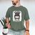 Book Lover What Happens At Book Club Stays Messy Bun Girls Men's Comfort Colors T-Shirt Moss