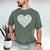 Book Lover Heart Shape Reading Librarian Library Teacher Men's Comfort Colors T-Shirt Moss Book Lover Heart Shape Reading Librarian Library Teacher Men's Comfort Colors T-Shirt Moss
