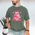 All Booked For Valentine Books Lover Teacher Floral Men's Comfort Colors T-Shirt Moss