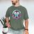Bookish Penguin Heart A Readers Love Penguins Men's Comfort Colors T-Shirt Moss