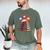 Books Fireworks 4th Of July Bookworm Patriotic Reader Men's Comfort Colors T-Shirt Moss