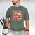 Books Are My Love Language Teddy Bear Book Lovers Valentine Men's Comfort Colors T-Shirt Moss