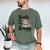 Books Are My Therapy Coffee Books Flowers Bookish Book Lover Men's Comfort Colors T-Shirt Moss