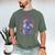 Bookwyrm Just a Girl Who Loves Dragons Books Dragon Reader Men's Comfort Colors T-Shirt Moss