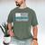 Boy Dad Proud Dad Of Boy Father Of Boy Shirt For Dad US Flag Men's Comfort Colors T-Shirt Moss
